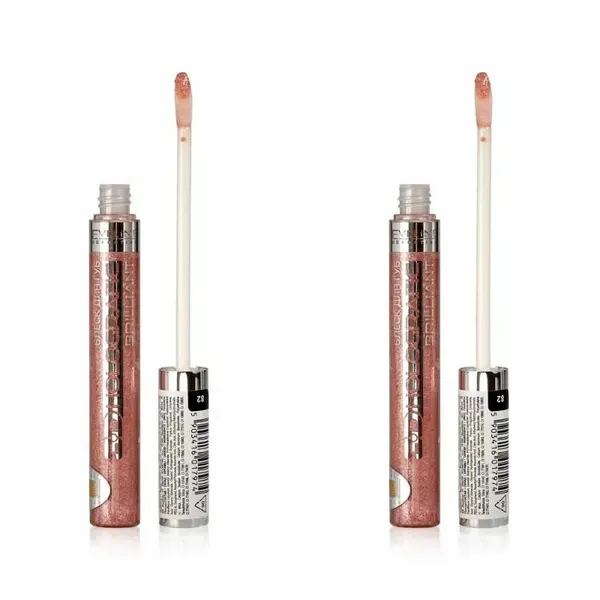 Eveline Cosmetics Блеск для губ 3D HOLOGRAFIC BRILLIANT тон №82, 9 мл, 2 шт