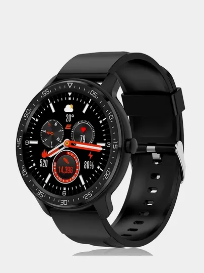 Смарт-часы 2E Alpha X 46 mm Black-Silver, 2E-CWW30BKSL