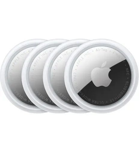 Трекер Apple AirTag 2nd Gen (4шт в комплекте, MFEA4ZM/A) Белый White