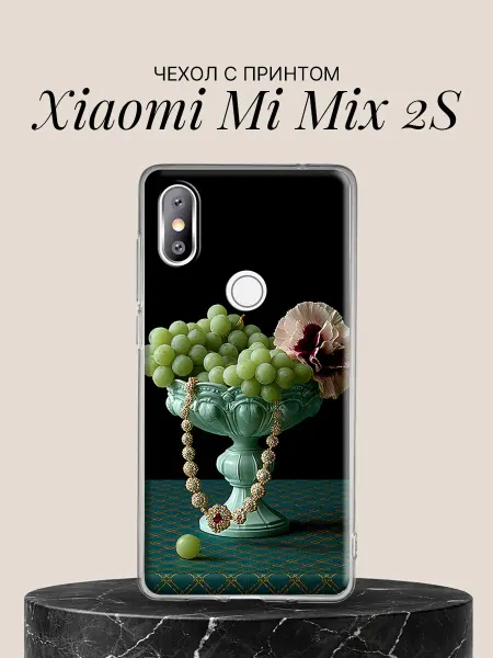 Xiaomi Чехол на Mi Mix 2S Виноград в вазе с цветком