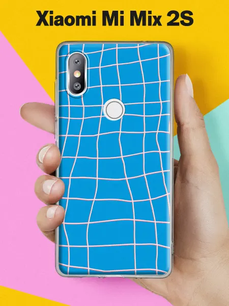 Xiaomi Чехол на Mi Mix 2S с принтом Волнистая сетка