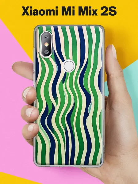 Xiaomi Чехол на Mi Mix 2S с принтом Волны лугов