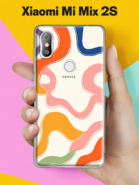 Xiaomi Чехол на Mi Mix 2S с принтом Волны нежности
