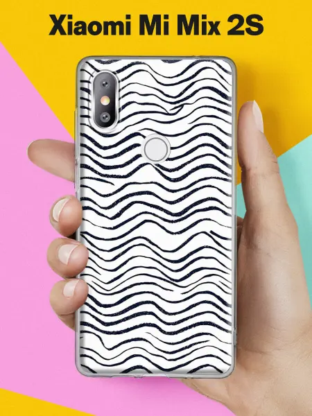Xiaomi Чехол на Mi Mix 2S с принтом Волны океана