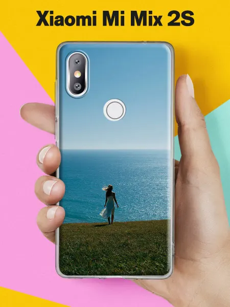 Xiaomi Чехол на Mi Mix 2S с принтом Девушка у моря