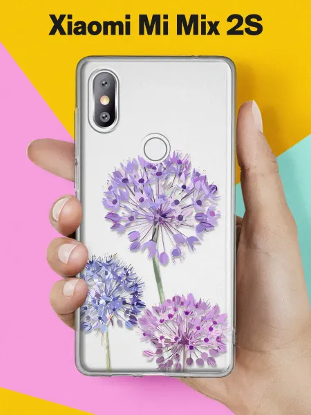 Xiaomi Чехол на Mi Mix 2S с принтом Сферические цветы
