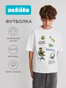 ACOOLA Футболка хлопковая с принтом