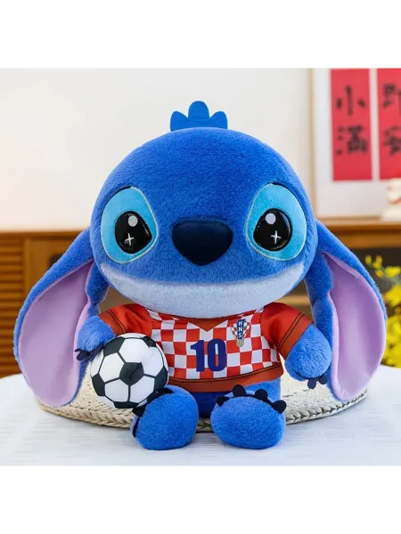 Misha-Store Мягкая игрушка Стич с мячом 25 см