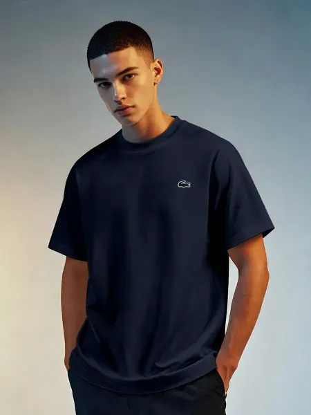 Lacoste футболка с принтом