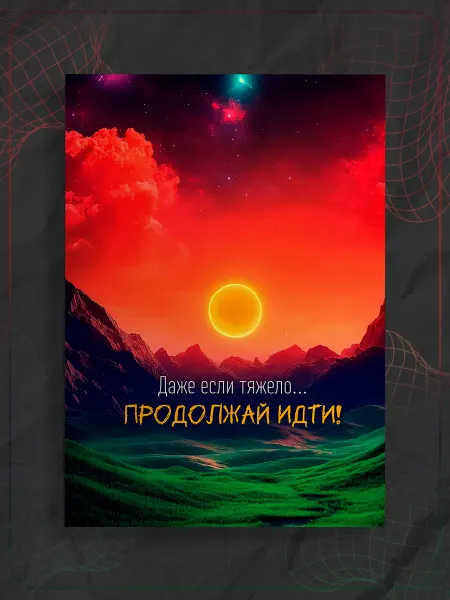 Store ST Постер "Надпись Мотивация"