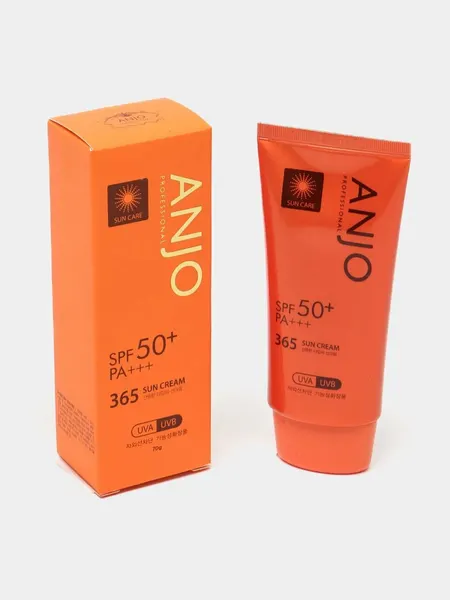 Солнцезащитный крем ANJO Professional 365, SPF 50+, PA +++, для женщин