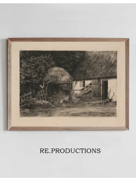 Re.productions Постер Ved bondehuset - Carl Bloch