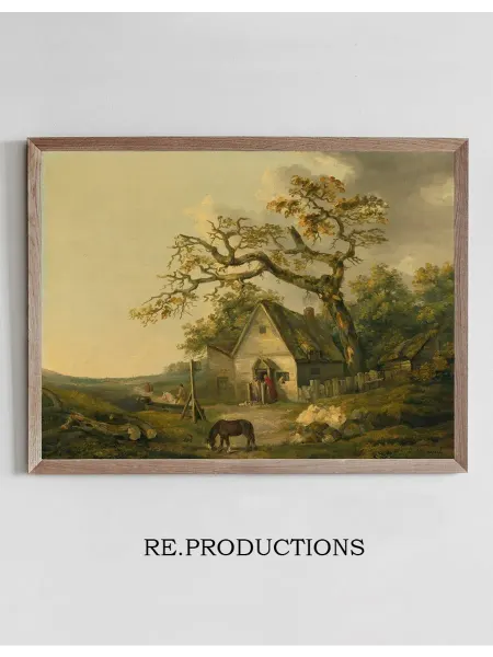 Re.productions Постер A Country Inn - George Morland
