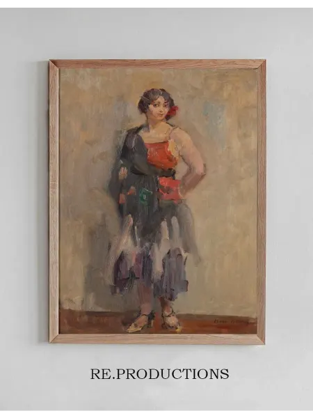 Re.productions Постер Standing girl - Isaac Israëls