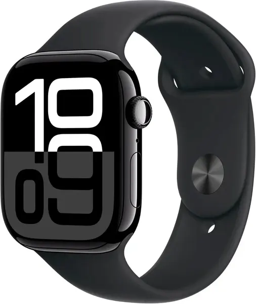 Смарт-часы SMART Watch Series 10 ISW 06, Jet Black, алюминий, беспроводная зарядка