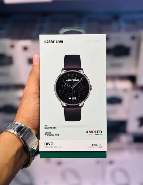 Смарт-часы Green Lion Rivo Smart Watch — AMOLED 1.32”, Bluetooth 5.4, IP68, 100+ спорт-режимов, мониторинг сна и пульса