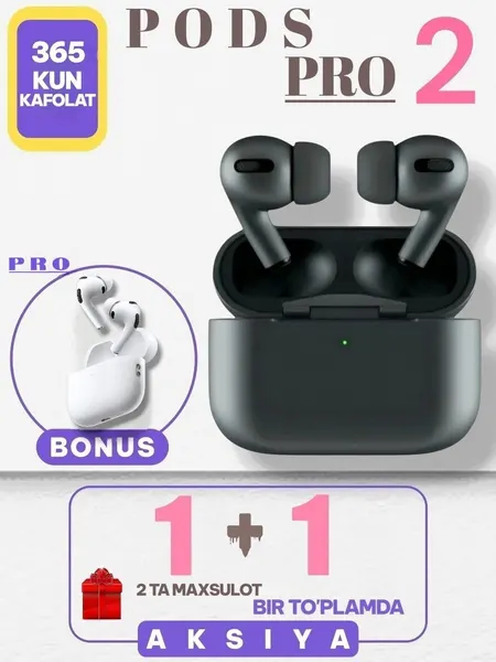 Беспроводные наушники AirPods Pro, AirPods 3, сенсорное управление 1+1