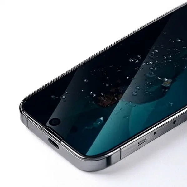 Защитное стекло "Umbos", Matte Pine, черное, для iPhone 12 Pro Max