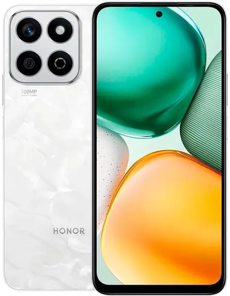 Смартфон HONOR X7c 6/128 ГБ Global, Dual nano SIM, лунный белый