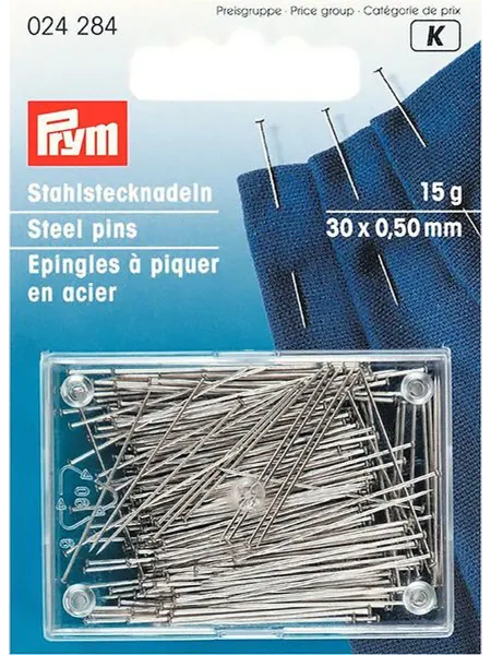 Prym Булавки-гвоздики 34х0,5мм в коробке 15г