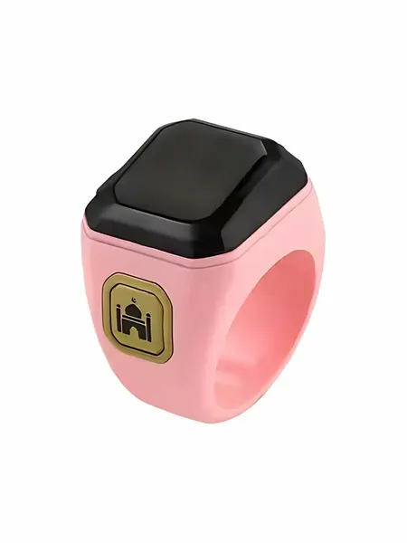 Кольцо-тасбих iQibla 18MM Smart Zikr, OLED экран, Bluetooth, черный