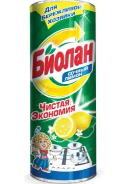 БИОЛАН Чистящее средство Сочный лимон, 400 г