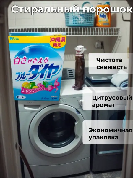 Lion Высококонцентрированный стиральный порошок