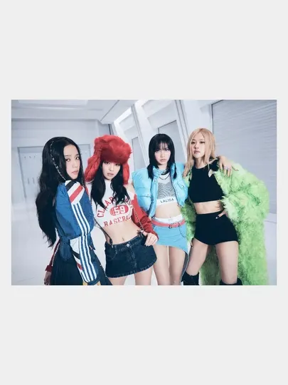 Постер с к поп группой Black pink, музыкальная группа Black pink, А3