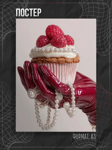 Store ST Постер на кухню "Еда, кекс десерт" А3