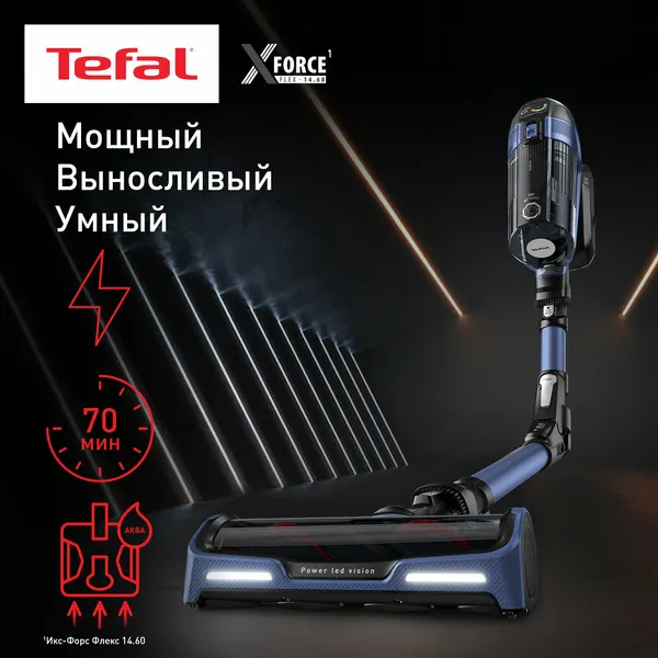 Беспроводной пылесос Tefal X - Force Flex 14.60 Aqua TY99C0WO