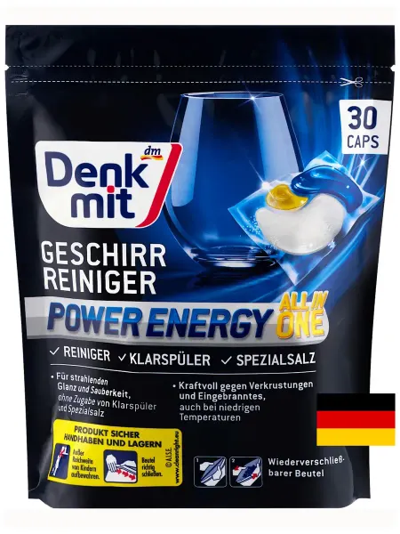 Denkmit Таблетки для посудомоечной машины Power Energy 30 шт