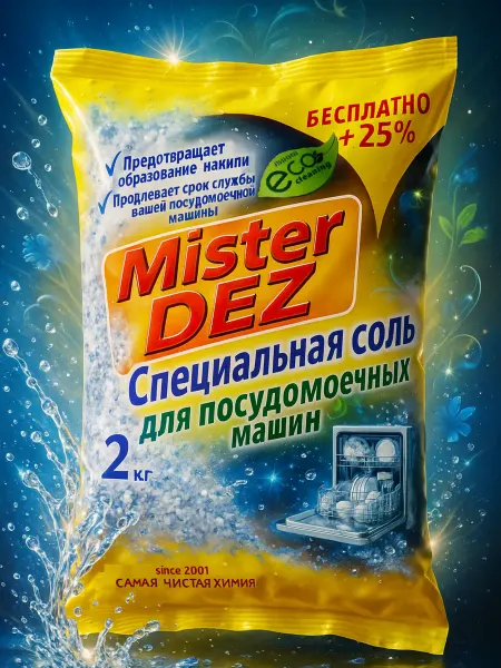 Mister DEZ Соль для посудомоечных машин