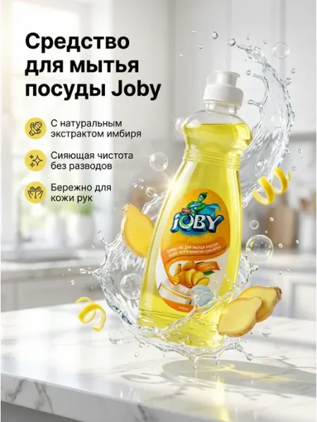 Средство для мытья посуды Joby 300 мл Имбирь
