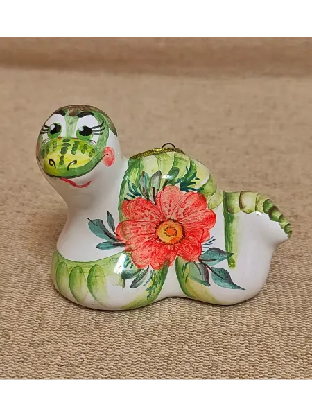 Ручная работа Змейка, елочная игрушка