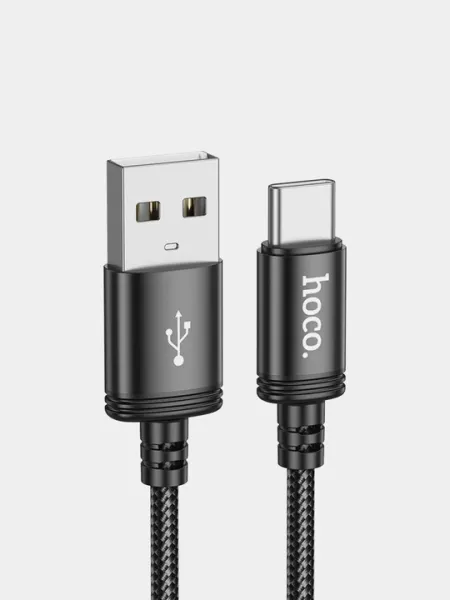 Кабель Hoco X91 Radiance, USB на Type-C, 3 м, 3А, оплетка, алюминий, зарядка и дата