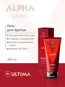 ESTEL PROFESSIONAL Мужской гель ALPHA ULTIMA для бритья, 100 мл