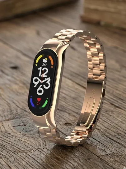 Магнитный металлический ремешок для Xiaomi Mi Band 3, 4, 5