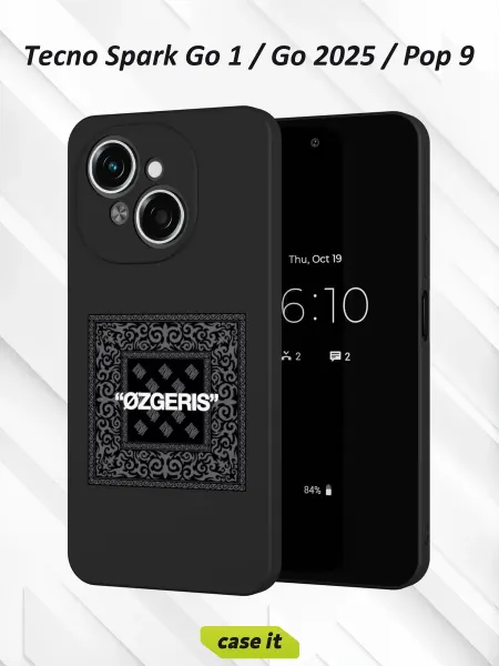 Case it Чехол на Tecno Spark Go 1 Go 2025 Pop 9с принтом Ozgeris