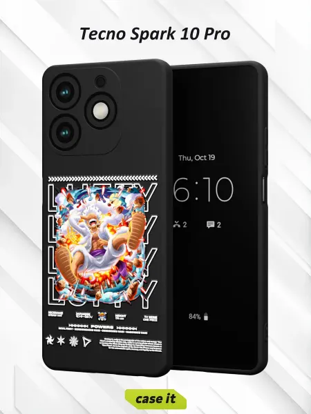 Case it Чехол на Tecno Spark 10 Proс принтом One Piece