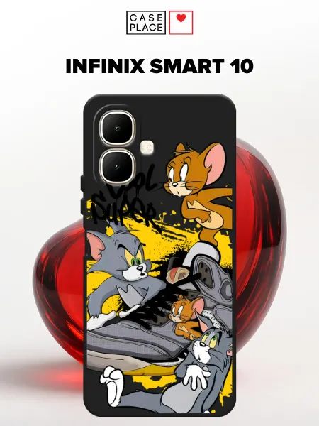 Infinix Матовый чехол на Smart 10 граффити