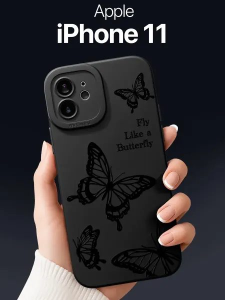 SCDesign Чехол на iPhone 11 с бабочками
