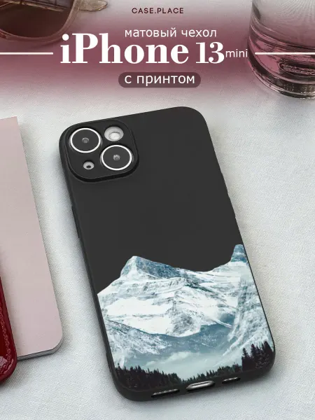 Case Place Чехол на iPhone 13 mini горы