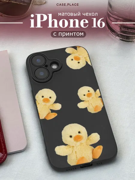 Case Place Чехол на iPhone 16 с утками