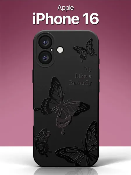 SCDesign Чехол на iphone 16 с бабочками