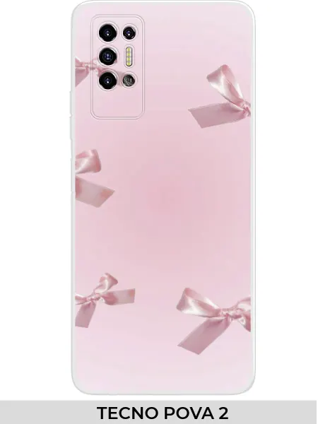 NOOTO Чехол на TECNO POVA 2 бантиками