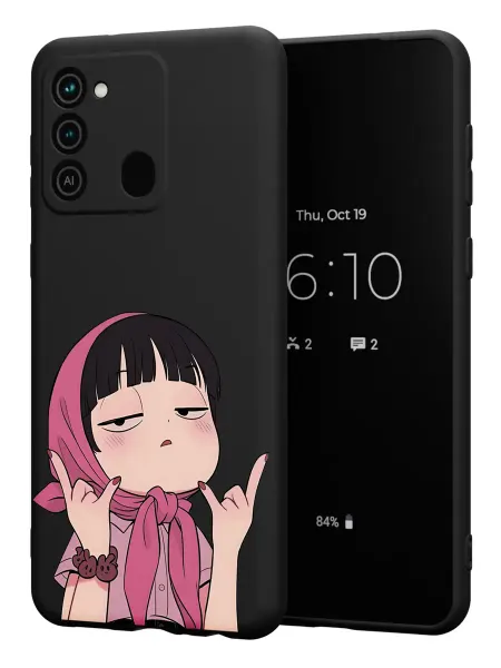 FACTORIA Чехол на Tecno Spark 8C GO 2022 с принтом Девушка Аниме