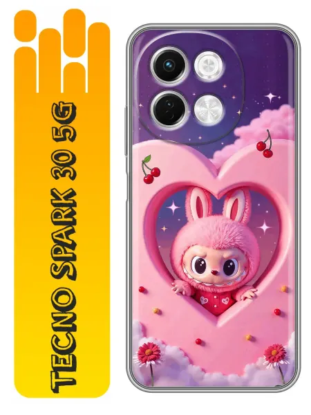 360skin Чехол на Tecno Spark 30 5G Labubu Лабубу (женский)