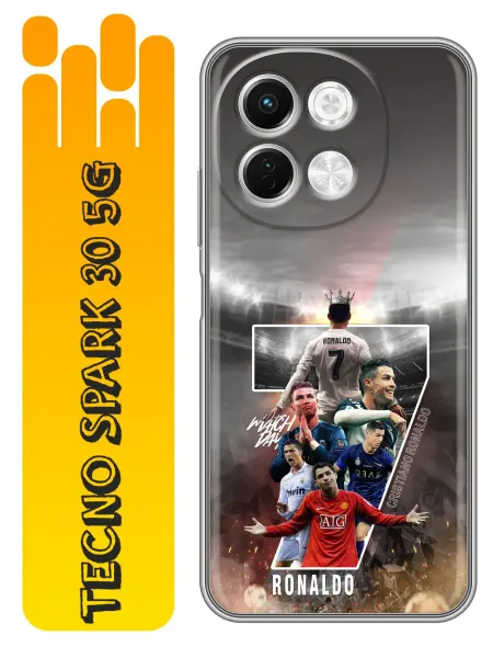 360skin Чехол на Tecno Spark 30 5G Криштиано Роналдо Ronaldo