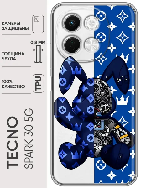 Trendmall Чехол на Tecno Spark 30 5G Шрек прикол для девушки