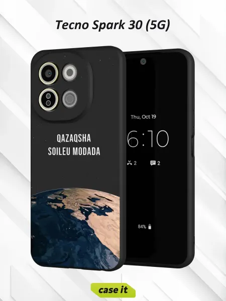 Case it Чехол на Tecno Spark 30 5Gс принтом Планета Земля